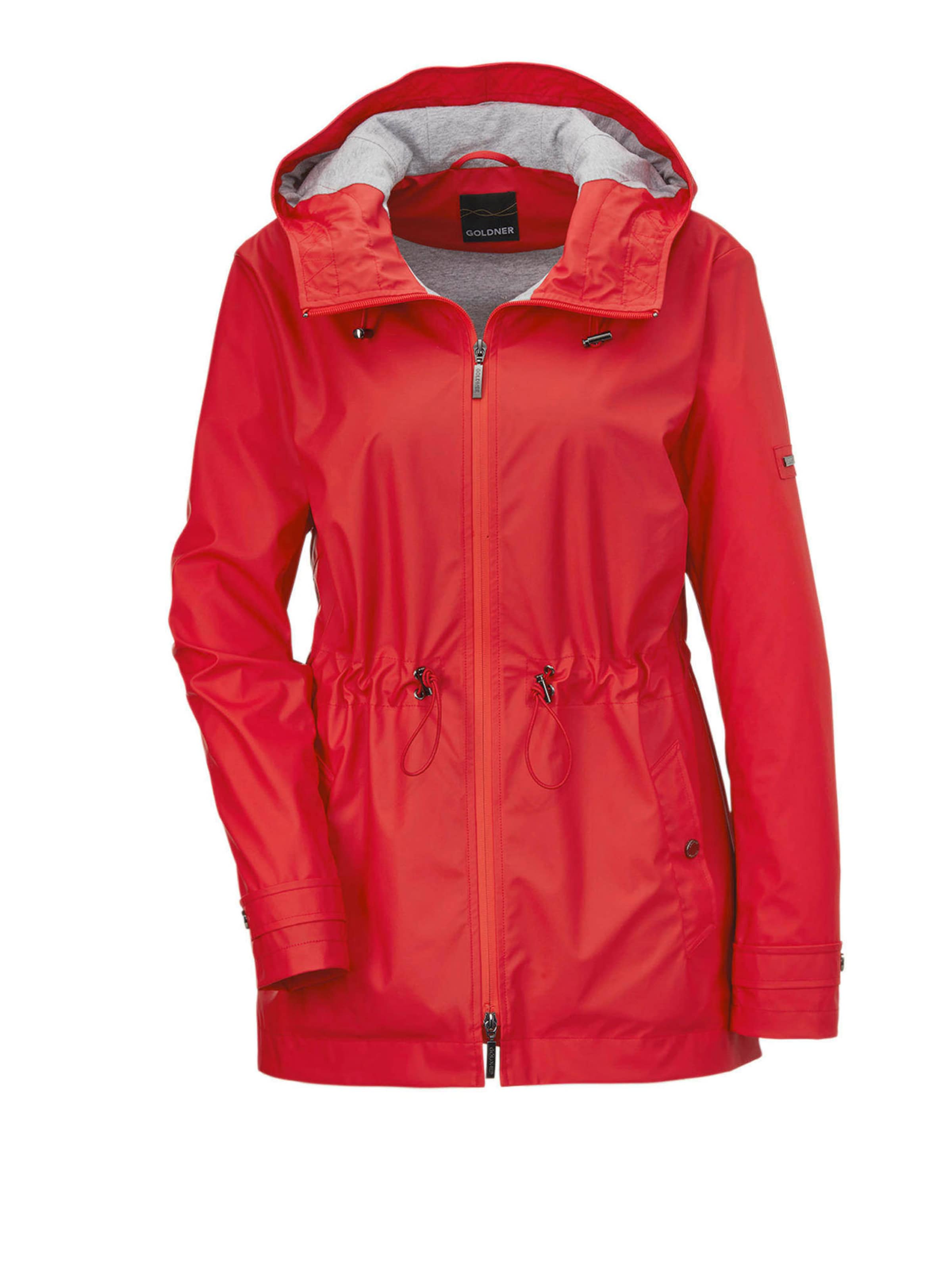 Goldner Funktionsjacke in Rot: Vorderseite
