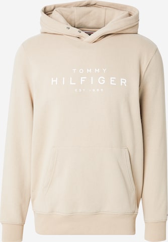 Felpa di TOMMY HILFIGER in beige: frontale