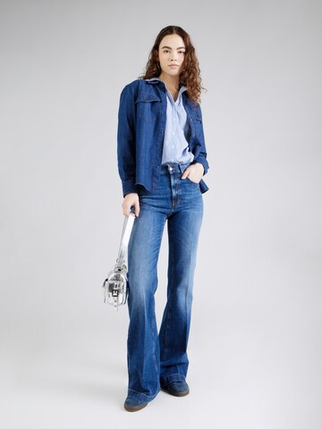 Dondup Flared Jeans 'Olivia' in Blau