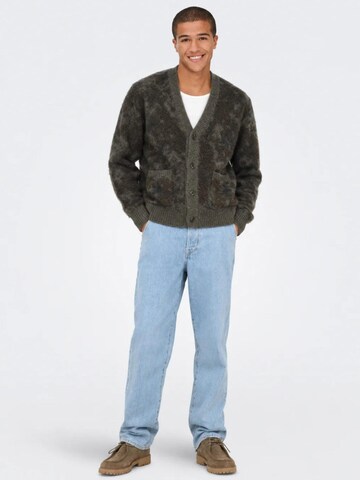 Giacchetta '22040141' di Only & Sons in verde