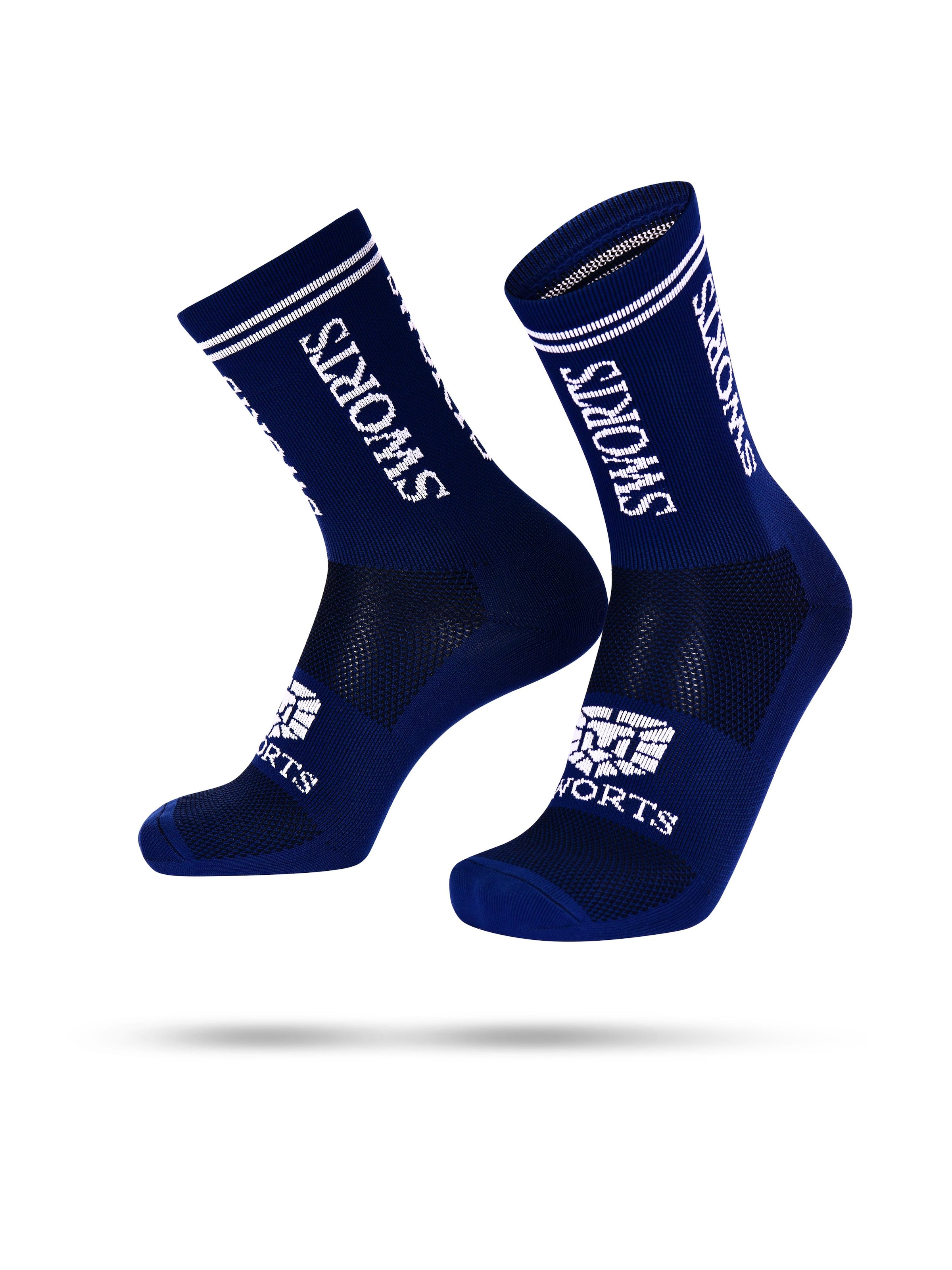 SWORTS Sportsocken 'Hybrid'‌‌‌‌ in Blau: Vorderseite