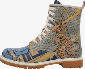 DOGO Schnürstiefel 'DOGO Boots - Robo Shibuya' in Gelb: Vorderseite