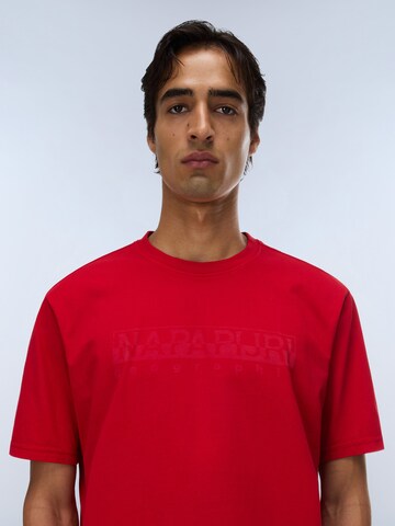 NAPAPIJRI Shirt 'S-Bollo' in Red
