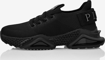 Philipp Plein - Zapatillas deportivas bajas en negro: frente