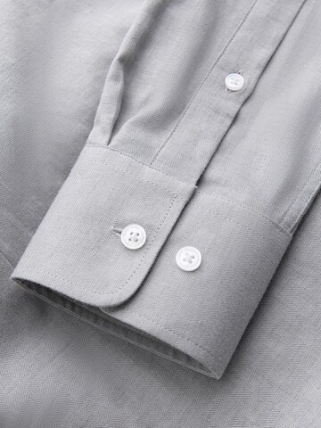 Ombre Slim fit Overhemd 'OM-SHCS-0175' in Grijs