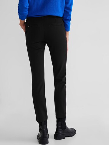 STREET ONE Slimfit Chino nadrág - fekete