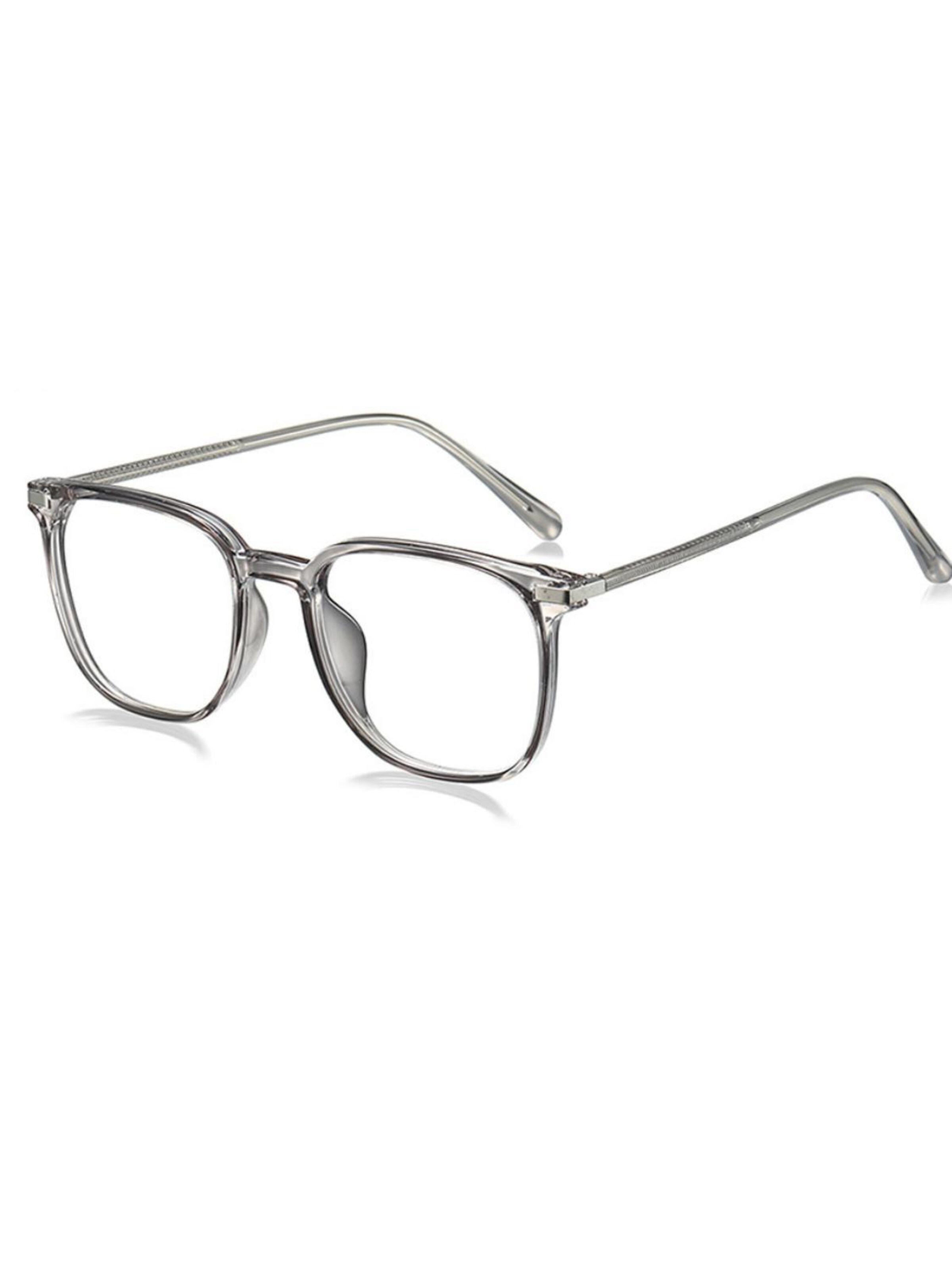 VEYREY Glasses 'Nerd Blue-Light-Brille Extrabeet' in Grey: front