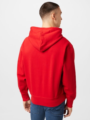 sarkans BOSS Orange Sportisks džemperis