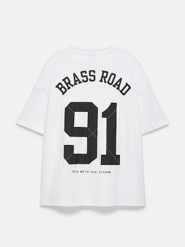 Pull&Bear Majica | bela barva