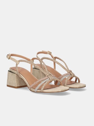 Sandales à lanières 'CARMEN-300B' EXE en or