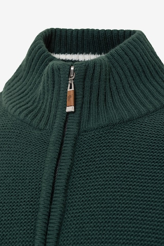 DENIM CULTURE Knit Cardigan 'DARWIN' in Green