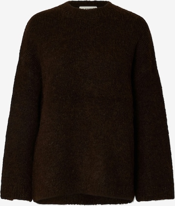 Pullover 'SLFGABRIELLA' di SELECTED in marrone: frontale