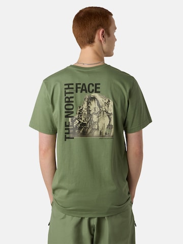 THE NORTH FACE Shirt in Groen: voorkant