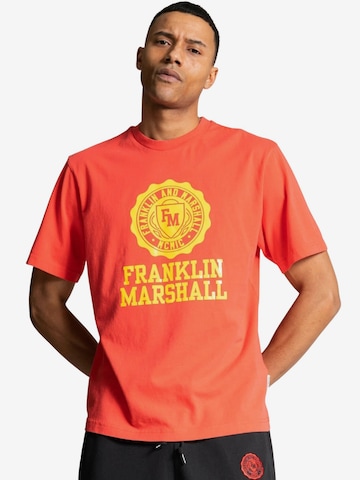 FRANKLIN & MARSHALL Shirt in Oranje: voorkant