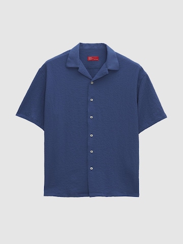 D’S Damat Regular fit Overhemd in Blauw