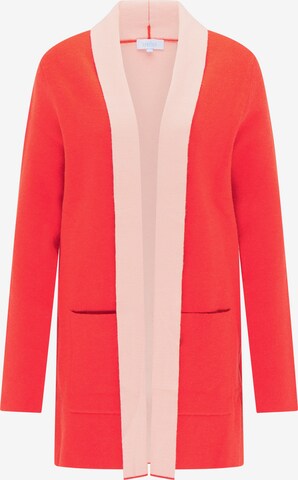 Cardigan usha BLUE LABEL en orange : devant