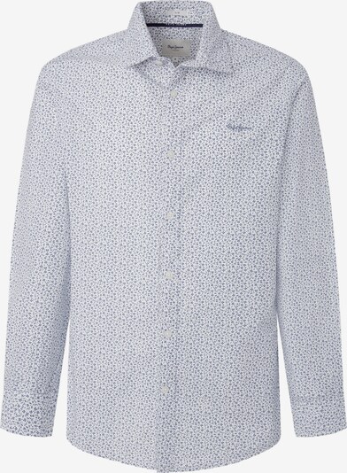 Pepe Jeans Button Up Shirt ' ALVAR ' in Blue / Grey / White, Item view