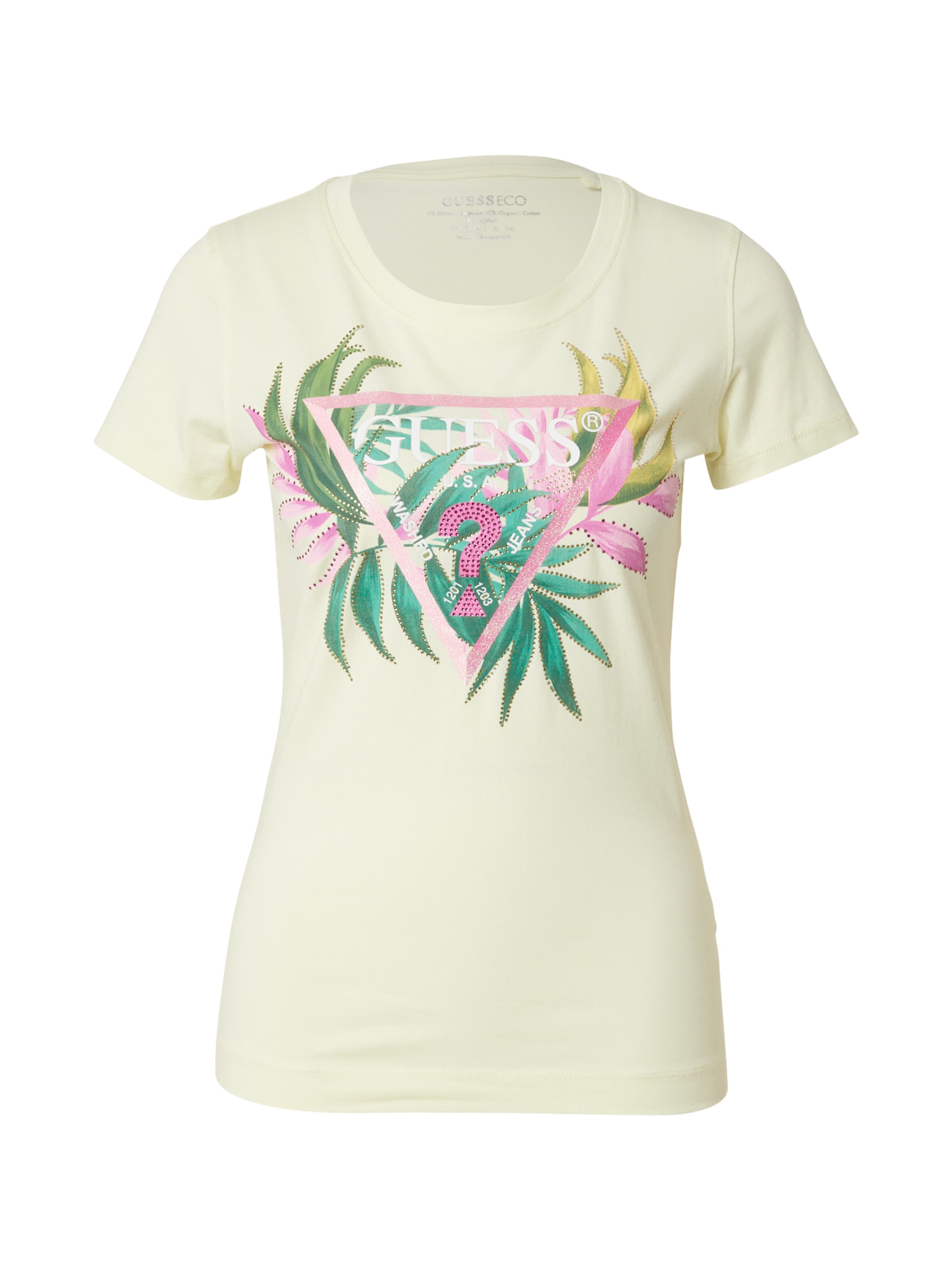 GUESS T-Shirt in Grün: Vorderseite