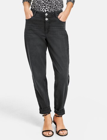 TAIFUN Tapered Jeans i grå: framsida