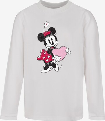 T-Shirt 'Minnie Mouse - Love Heart' ABSOLUTE CULT en blanc : devant