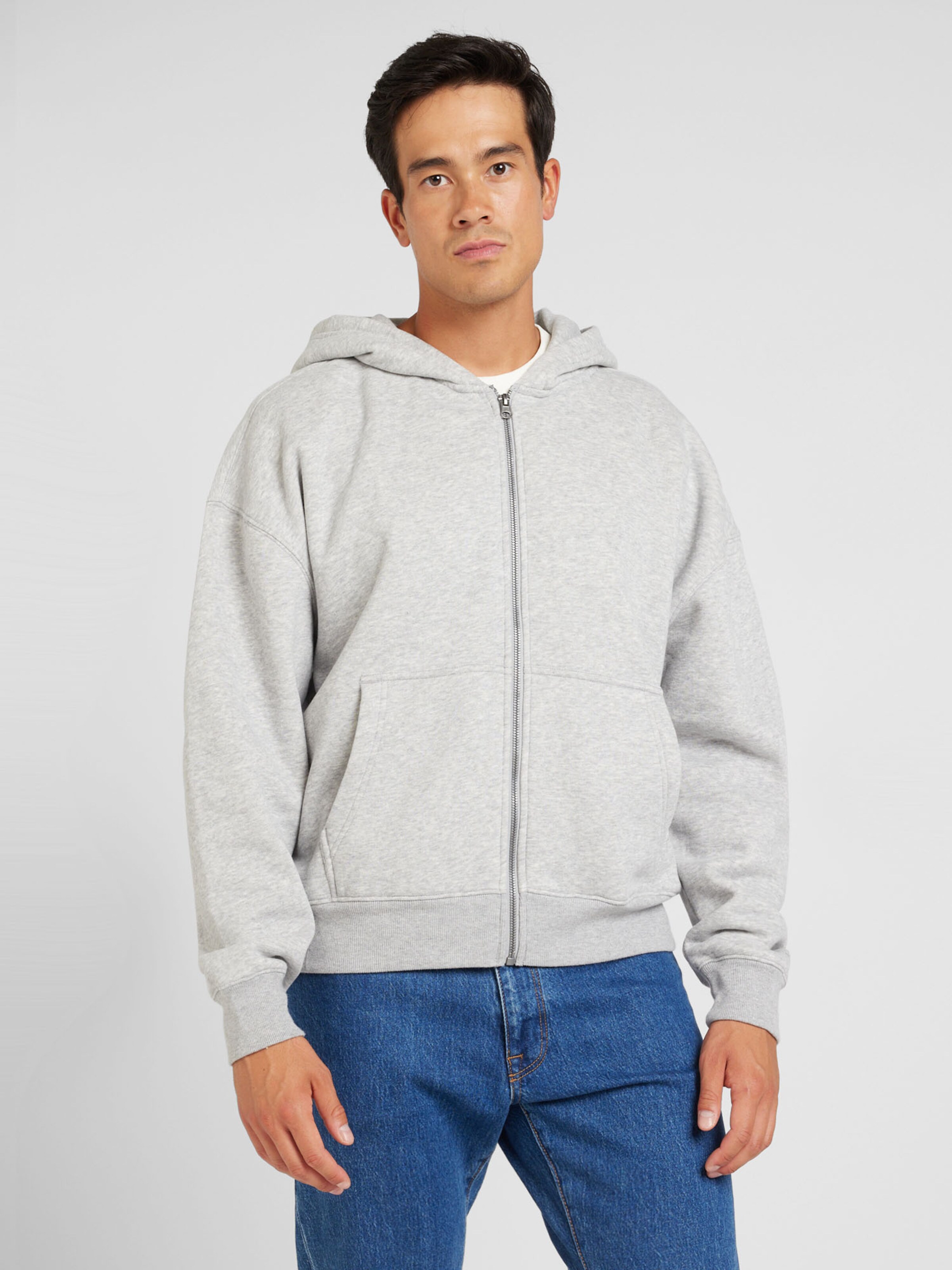 Veste de survetement HOLLISTER en Gris Chine ABOUT YOU