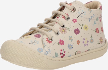 NATURINO First-Step Shoes 'Cocoon' in White: front