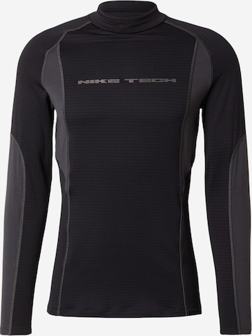 juoda NIKE Sportiniai marškinėliai 'TCH PRO': priekis