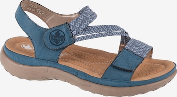 Rieker Sandaal 'Rieker Sandals 64870' in Blauw: voorkant