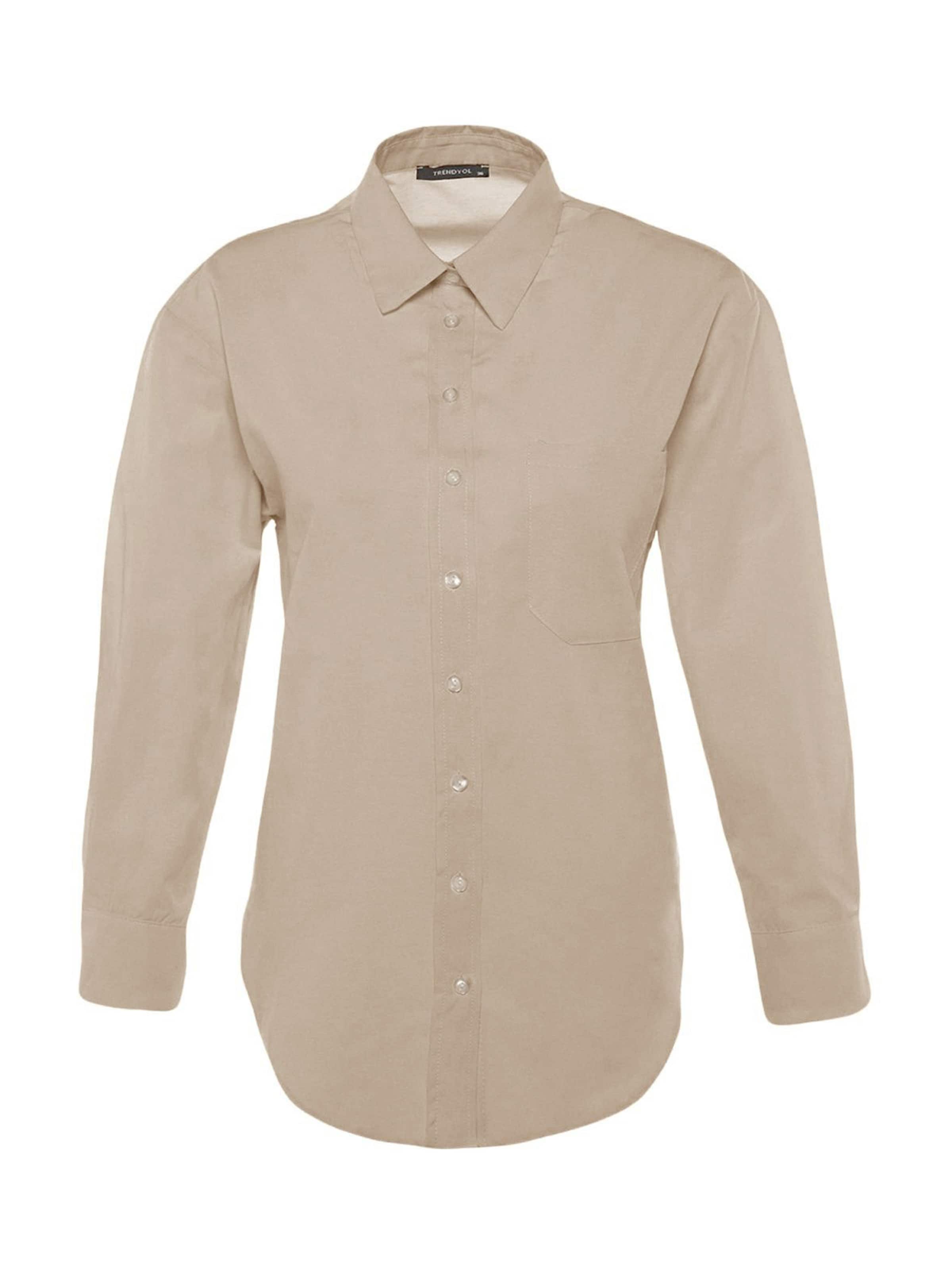 Chemisier Trendyol en beige : devant
