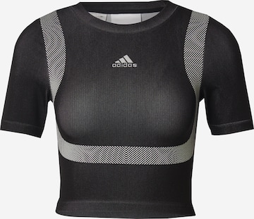 juoda ADIDAS ORIGINALS Marškinėliai: priekis