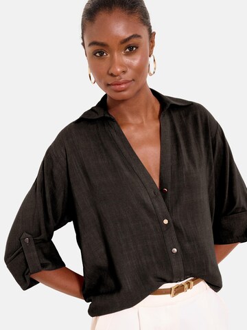 Lipsy Bluse in Schwarz: Vorderseite