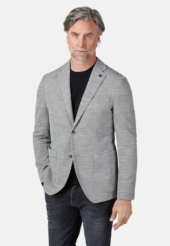 HECHTER PARIS Regular fit Blazer 'Modern Fit' in Grey: front
