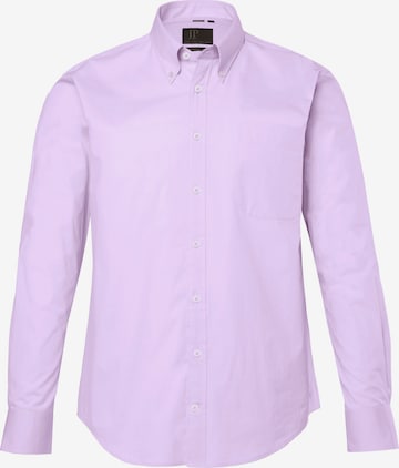 JP1880 Regular fit Button Up Shirt in Purple: front