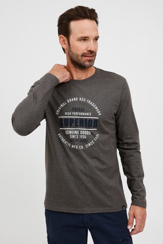T-Shirt 'RIKARD' FQ1924 en gris : devant