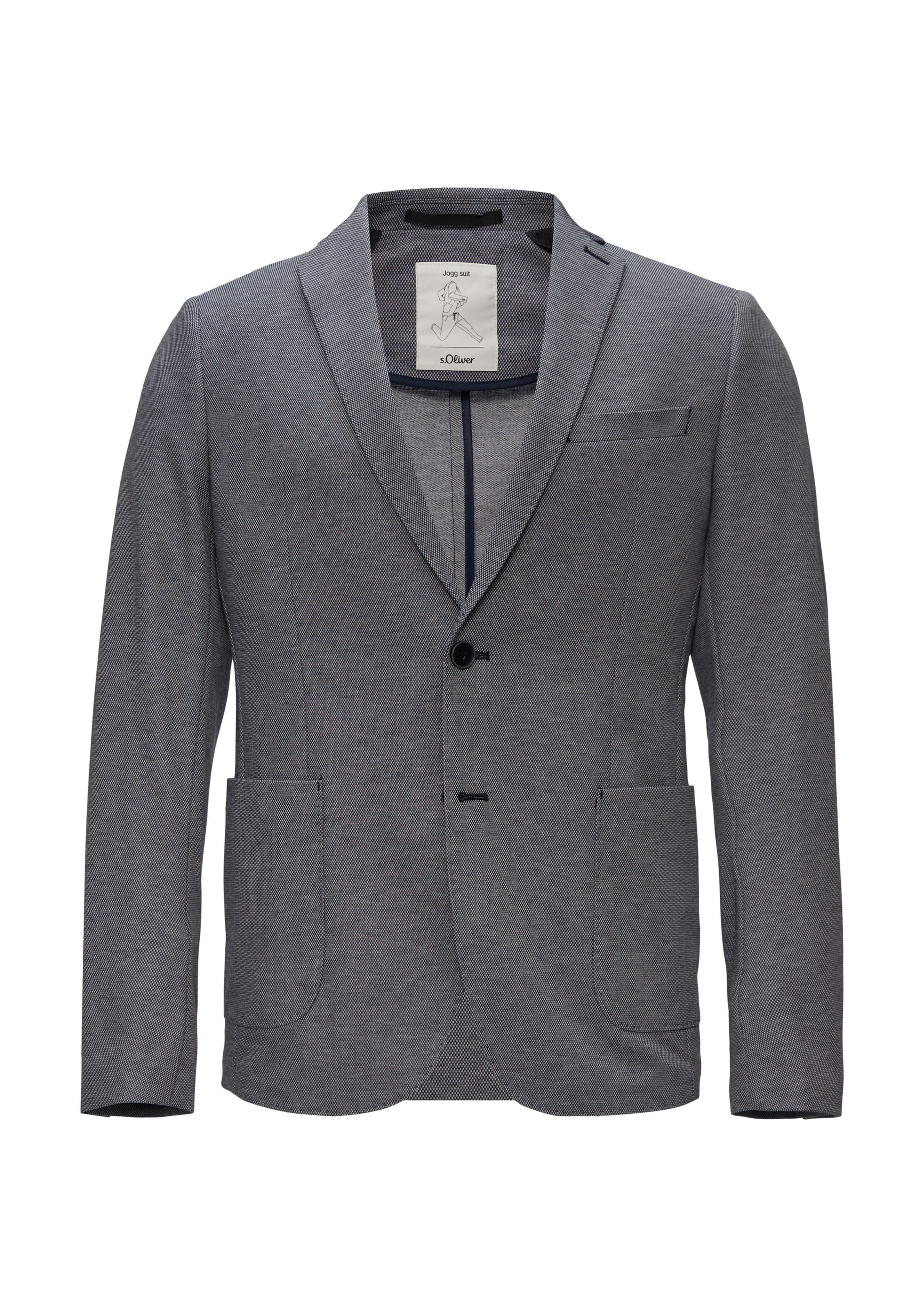 s.Oliver Слим Пиджак ' S.OJOGG ' в Серый: спереди