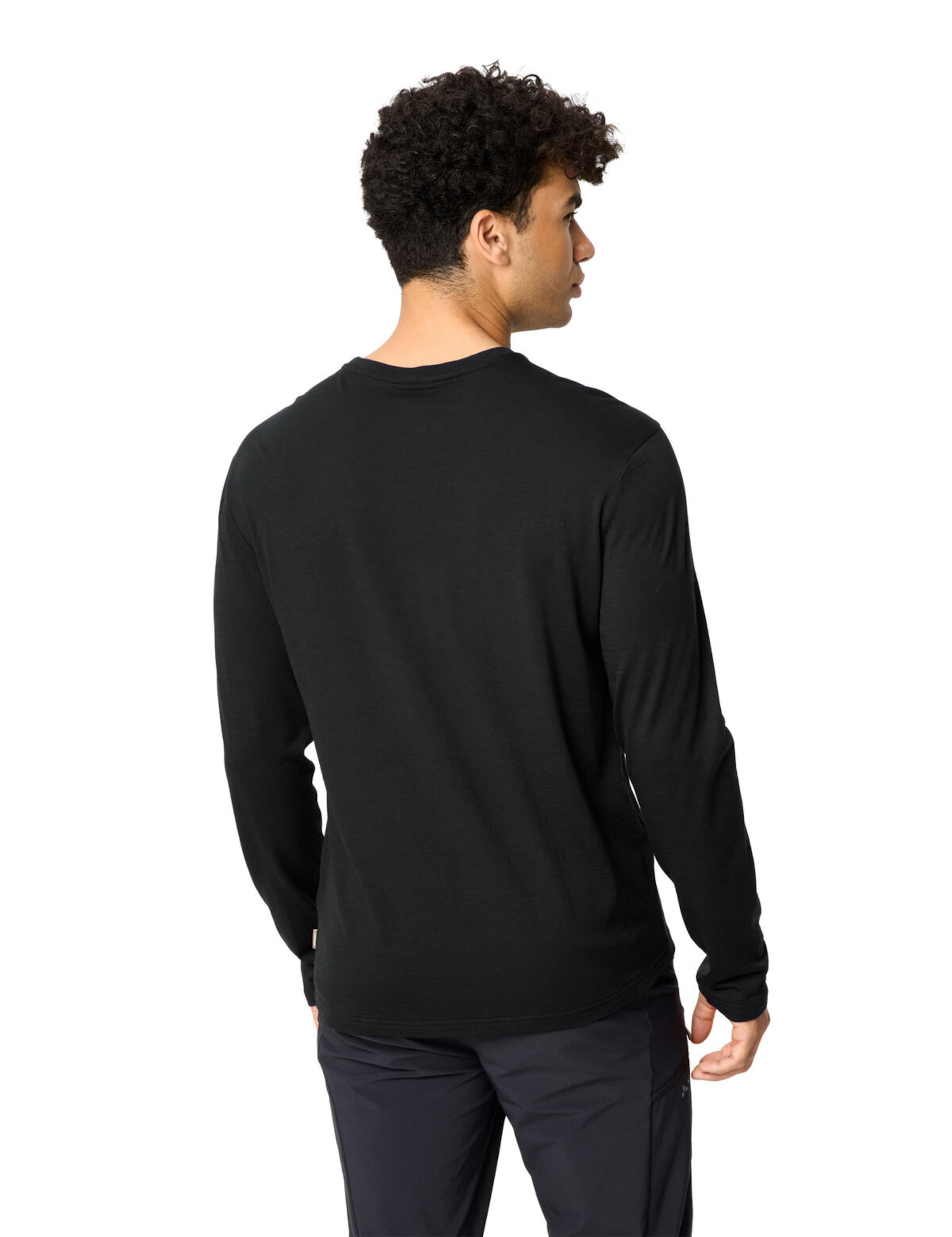 VAUDE Functioneel shirt 'Essential' in Zwart