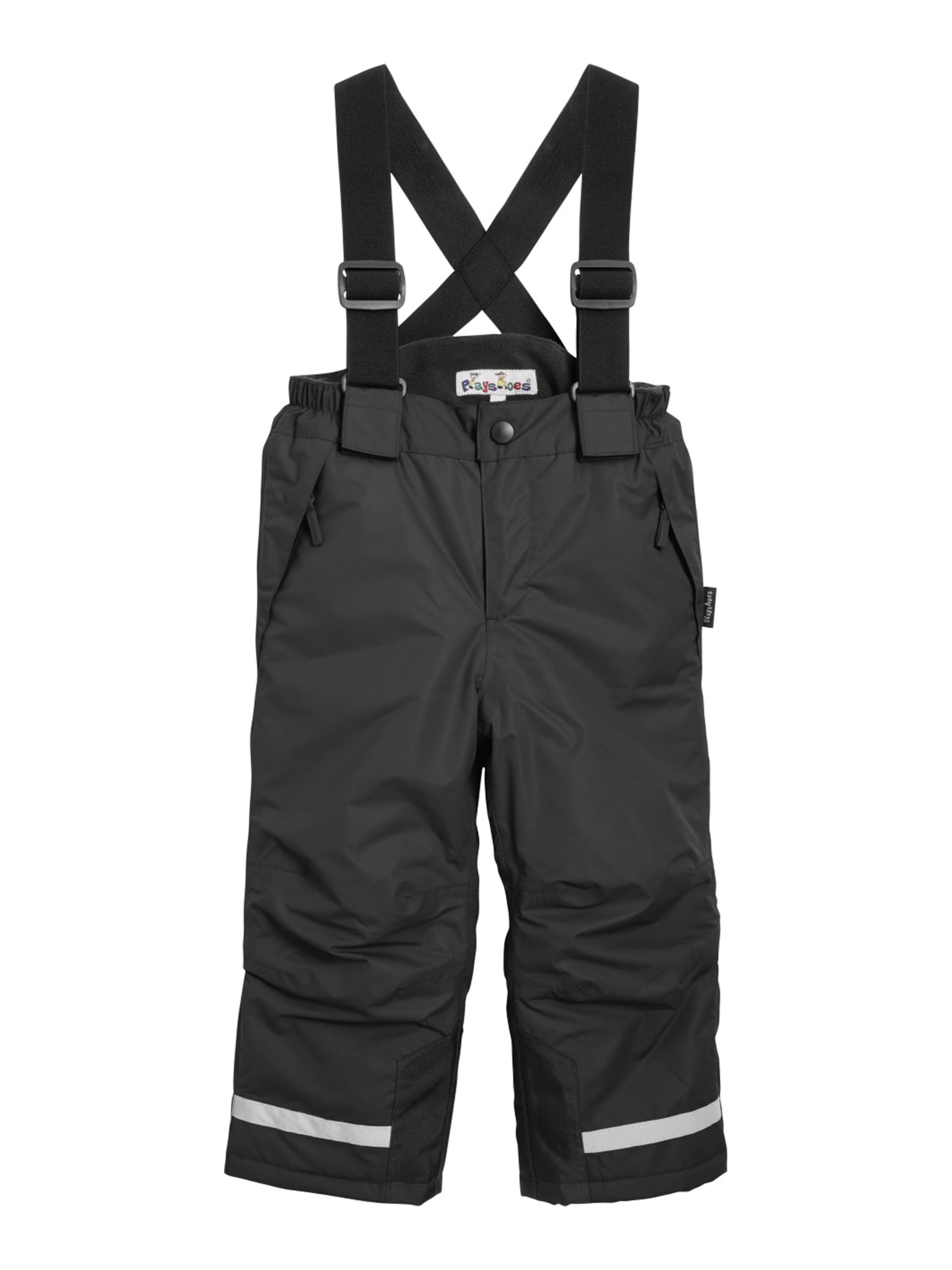PLAYSHOES Loose fit Weatherproof pants in Black: front