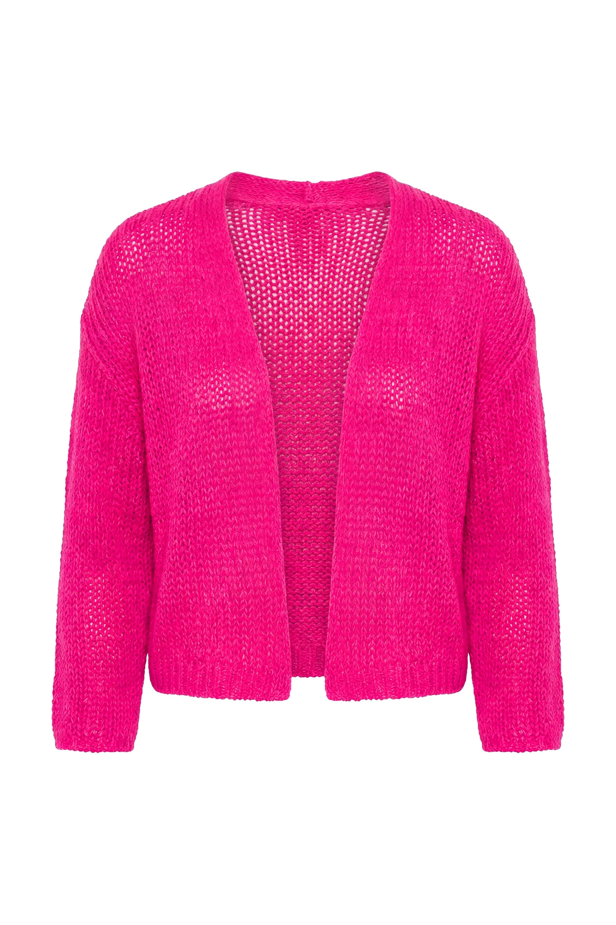 Angel of Style Gebreid vest in Roze: voorkant