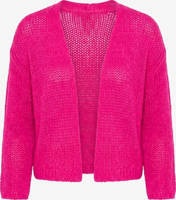 Angel of Style Strickjacke in Pink: Vorderseite
