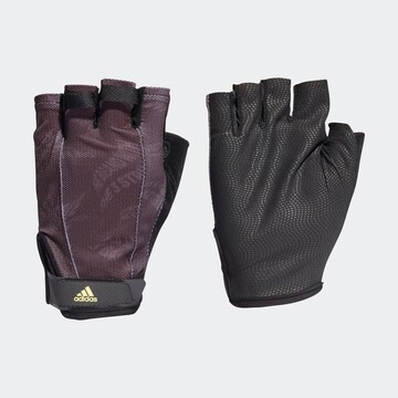 ADIDAS PERFORMANCE Athletic Gloves in Black