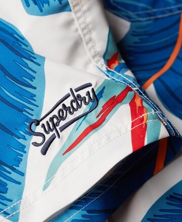 Superdry Zwemshorts in Blauw