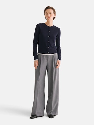 Dine'n'Dance Gebreid vest 'Caya' in Blauw: voorkant