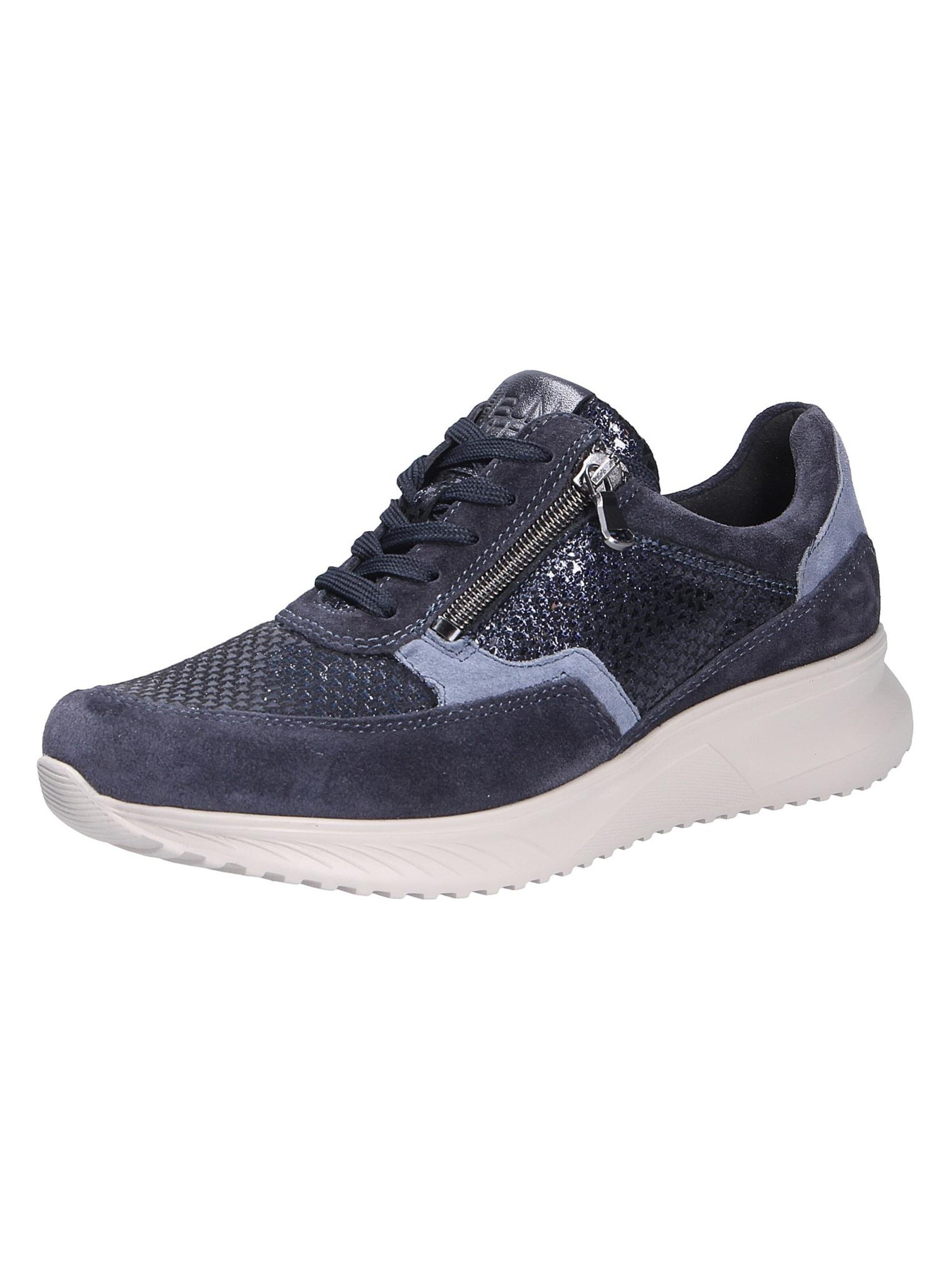 WALDLÄUFER Schnürschuh 'K-Janka' in 36 in navy / taubenblau, Produktansicht