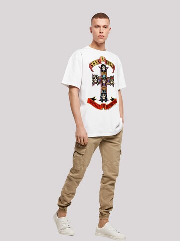 T-Shirt 'Guns 'n' Roses Appetite For Destruction' F4NT4STIC en blanc