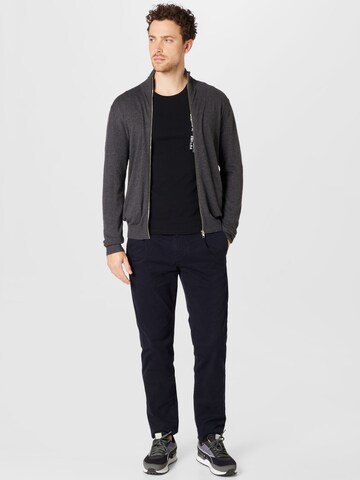 JACK & JONES Kardigán 'EMIL' - Sivá