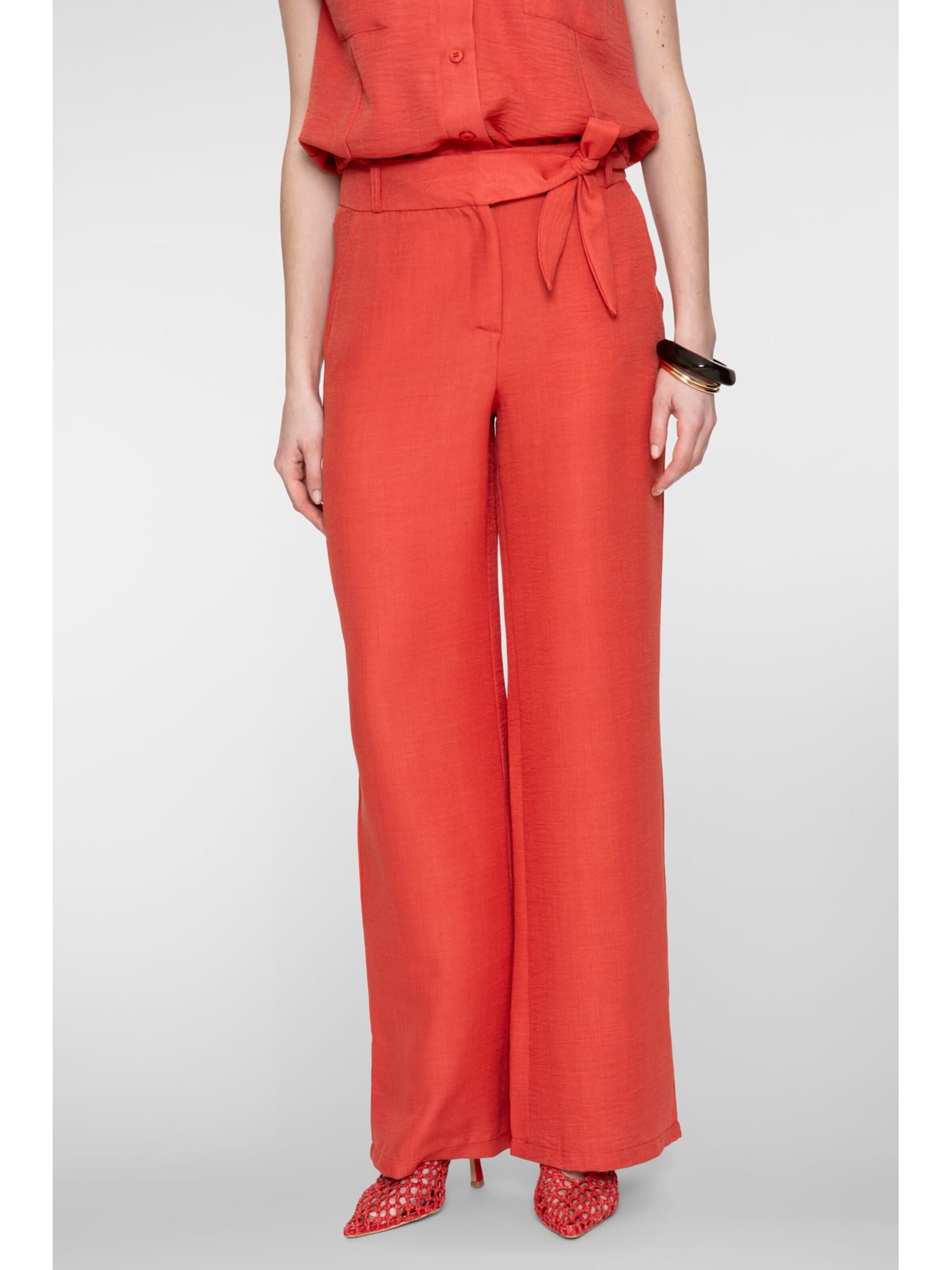 Geisha Baggy Trousers in Red