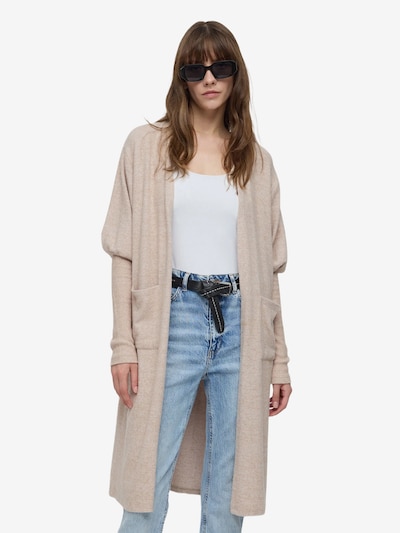 No Matter What Cardigan en beige chiné, Vue avec produit