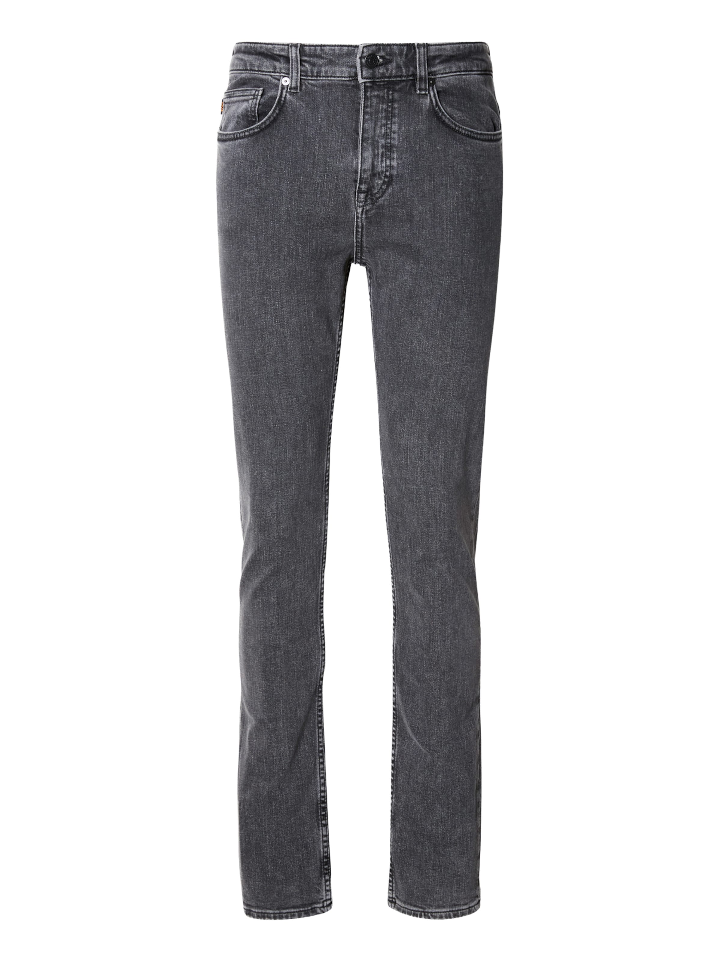 Slimfit Jeans 'DELAWARE' de la BOSS pe gri: față