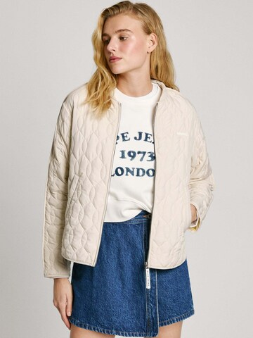 Pepe Jeans Between-Season Jacket in White: front