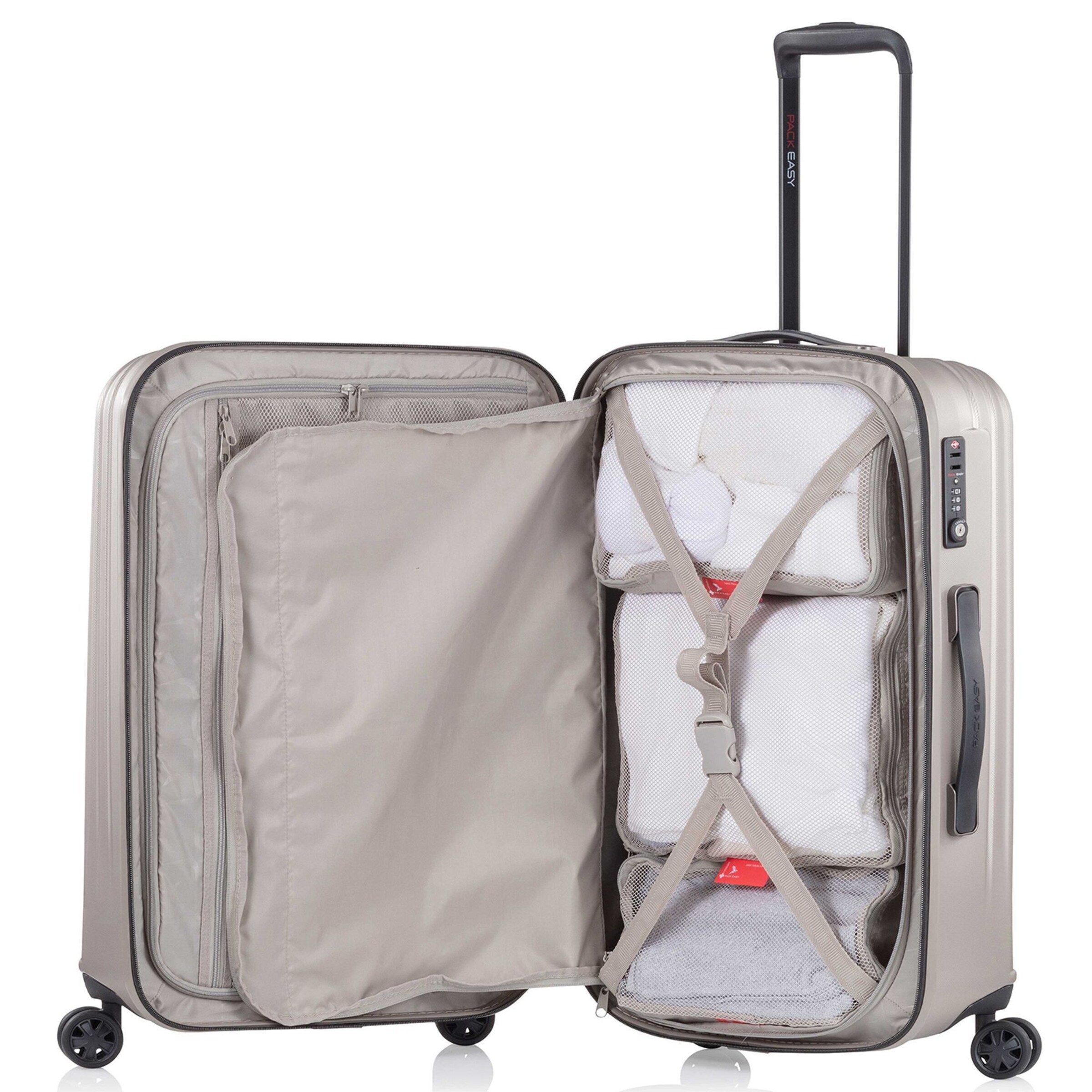 Pack Easy Trolley in Silber